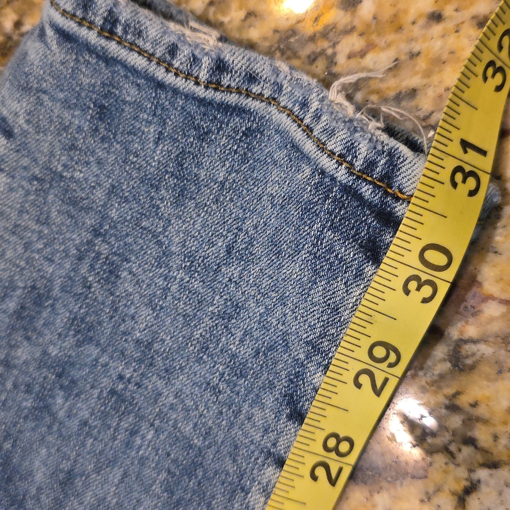 Denim & Supply Ralph Lauren Distressed Skinny Jeans Blue Womens Size 27/32 Y2K - Picture 14 of 14
